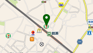 【予約制】Bounce ロッカー セブンイレブン 鶴瀬駅東口 預かりスポットの地図画像