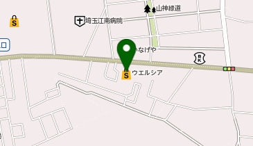 【予約制】Bounce ロッカー ウエルシア熊谷江南店 お預かりスポットの地図画像