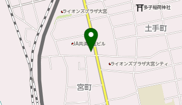 【予約制】Bounce ロッカー ヤマト運輸 埼玉宮町センター 保管場所の地図画像