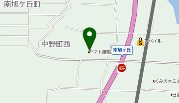 【予約制】Bounce ロッカー ヤマト運輸 河南センター 保管場所の地図画像