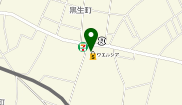 【予約制】Bounce ロッカー ウエルシア銚子笠上町店保管場所の地図画像