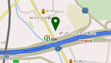 【予約制】Bounce ロッカー ヤマト運輸 吹田山田センター 保管場所の地図画像