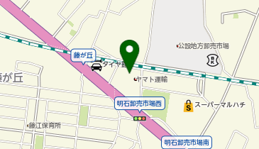 【予約制】Bounce ロッカー ヤマト運輸 明石南町センター 保管場所の地図画像