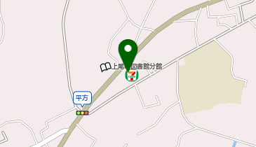 【予約制】Bounce セブンイレブン 上尾枚方店 ロッカー 保管場所の地図画像