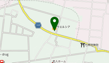 【予約制】Bounce ロッカー ウエルシア名古屋千王路店 保管場所の地図画像