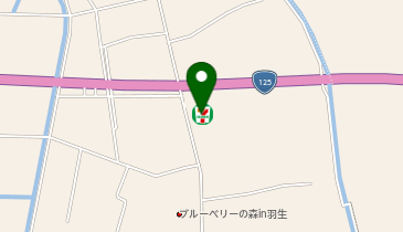 【予約制】Bounce セブンイレブン羽生下新郷店のロッカー保管場所の地図画像