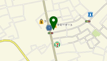 【予約制】Bounce ロッカー マミーマート 南中野店 収納スポットの地図画像