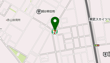 【予約制】Bounce セブンイレブン南越谷店ロッカー保管場所の地図画像