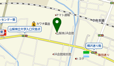 【予約制】Bounce ロッカー ヤマト運輸 甲府旭センター 保管場所の地図画像