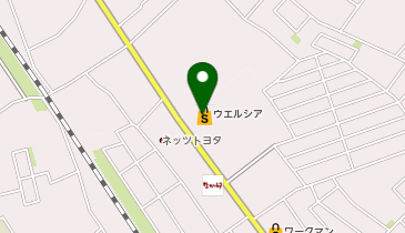 【予約制】Bounce ロッカー ウエルシア北本中丸店 保管場所の地図画像