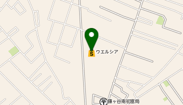 【予約制】Bounce ロッカー ウエルシア鎌ヶ谷初富店 保管場所の地図画像