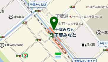 【予約制】Bounce 千葉都市モノレール千葉港駅構内ロッカー保管場所の地図画像