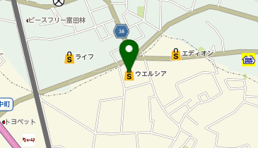 【予約制】Bounce ロッカー ウエルシア河内長野滝谷店 保管場所の地図画像