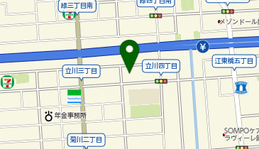 【予約制】Bounce ロッカー ヤマト運輸 墨田・立川センター預かりスポットの地図画像