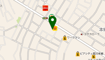 【予約制】Bounce ロッカー ウエルシア阿見荒川本郷店保管場所の地図画像