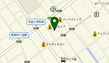 【予約制】Bounce ロッカー ウエルシア静岡中田店 収納スポットの地図画像
