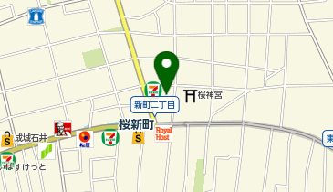 【予約制】Bounce Locker Seven-Eleven Setagaya Shinmachi 3-chome store Storage Spotの地図画像
