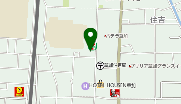 【予約制】Bounce セブンイレブン 草加住吉店 ロッカー 保管場所の地図画像