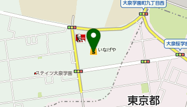 【予約制】Bounce ロッカーいなげや大泉学園店 収納スポットの地図画像