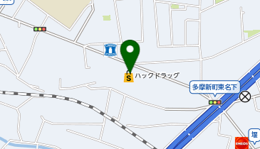 【予約制】Bounce ロッカーハックドラッグシュクガワラストア保管場所の地図画像