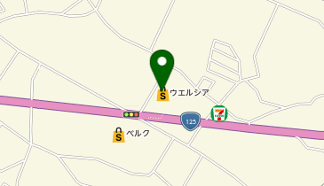 【予約制】Bounce ロッカー ウエルシア古河三和東店 収納スポットの地図画像