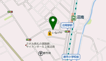 【予約制】Bounce ロッカー いなげや 上尾沼南駅前店 お預かりスポットの地図画像