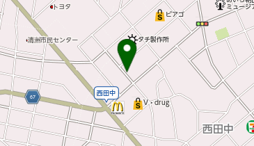 【予約制】Bounce ロッカー ヤマト運輸 西枇杷島センター 保管場所の地図画像