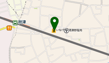 【予約制】Bounce Locker Inageya Akitsu Station Store Storage Spotの地図画像