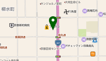 【予約制】Bounce ロッカーフレスコ烏丸店 収納スポットの地図画像