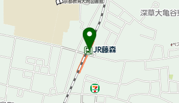 【予約制】Bounce ロッカー JR西日本 藤森駅 収納スポットの地図画像