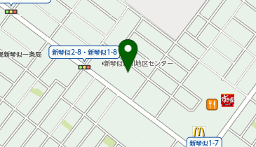 【予約制】Bounce ロッカー サツドラ 新琴似店 お預かりスポットの地図画像