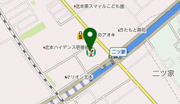 【予約制】Bounce ロッカー セブンイレブン 北本二ツ屋1丁目店 収納スポットの地図画像