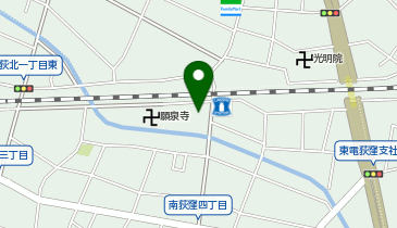 【予約制】Bounce ロッカー ヤマト運輸 荻窪センター預かりスポットの地図画像