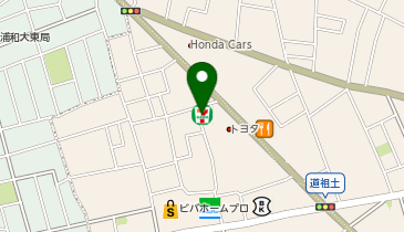 【予約制】Bounce ロッカー セブンイレブン さいたま道祖2丁目店 保管スポットの地図画像