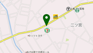 【予約制】Bounce セブンイレブン 上尾二ツ宮店 ロッカー 保管場所の地図画像