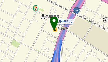 【予約制】Bounce ロッカー ヤオコー 市川新田店 お預かりスポットの地図画像