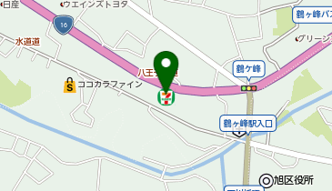 【予約制】Bounce ロッカー セブンイレブン 横浜鶴ヶ峰本町南店 お預かりスポットの地図画像