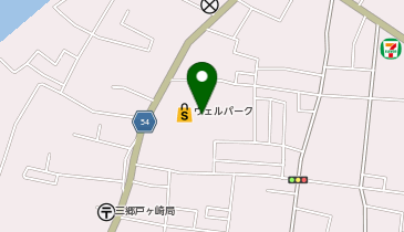 【予約制】Bounce ロッカーいなげや三郷戸ヶ崎店 保管場所の地図画像
