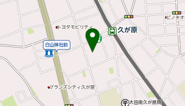 【予約制】Bounce ロッカー セブンイレブン 大田区久が原駅店保管場所の地図画像