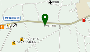 【予約制】Bounce ロッカー ヤマト運輸 埼玉 毛呂山中央センター 保管場所の地図画像