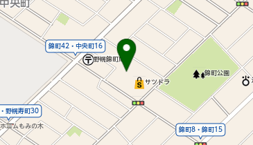 【予約制】Bounce ロッカー薩摩江別錦店保管場所の地図画像