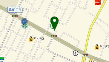 【予約制】Bounce ロッカーさつま函館美原店 お預かりスポットの地図画像