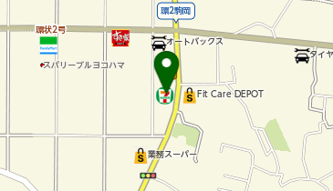 【予約制】Bounce ロッカー セブンイレブン 横浜鶴見二ツ池店 預かり場所の地図画像