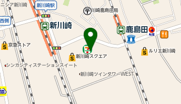 【予約制】Bounce セブンイレブン パークタワー新川崎 ロッカー 収納スポットの地図画像