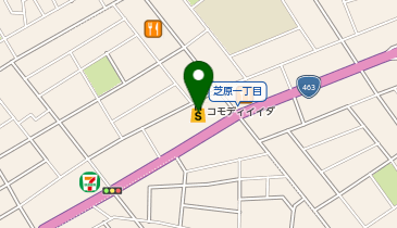 【予約制】Bounce ロッカー商品 飯田芝原店 保管場所の地図画像