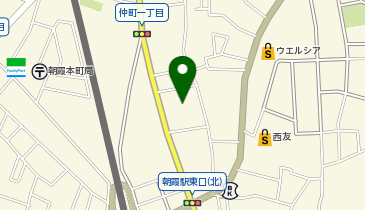 【予約制】Bounce ロッカー商品飯田朝霞仲町店保管場所の地図画像