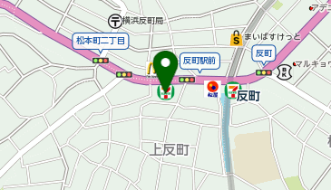 【予約制】Bounce セブンイレブン横浜上丹町店のロッカー保管場所の地図画像