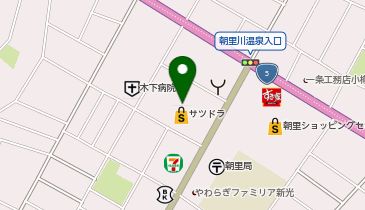 【予約制】Bounce ロッカー サツドラ 浅利店 収納スポットの地図画像