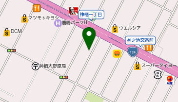 【予約制】Bounce ロッカー ウエルシア神栖小野原店 収納スポットの地図画像