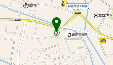 【予約制】Bounce ロッカー セブンイレブン 久喜鷲宮5丁目店 保管場所の地図画像